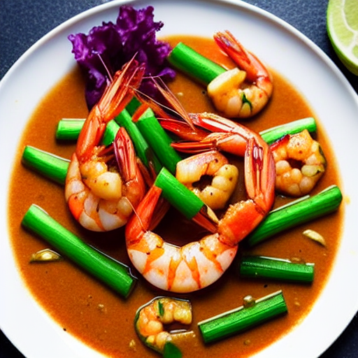 Braised Prawns with Garlic