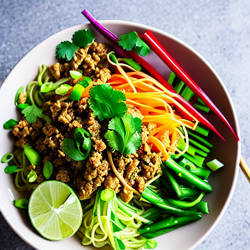Larb Noodle Bowl