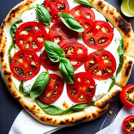 Caprese Greek Pizza