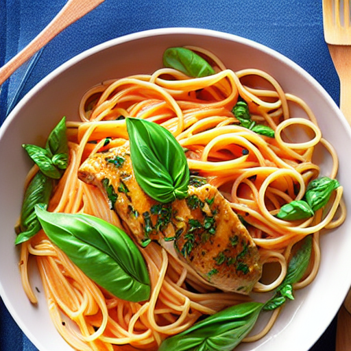 Pasta with Thai Basil