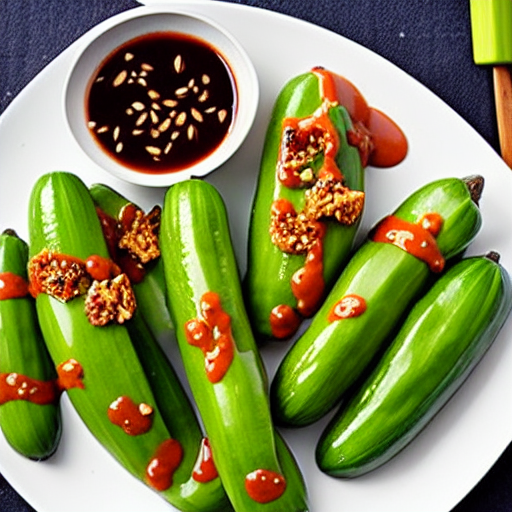 Chili Garlic Cucumbers