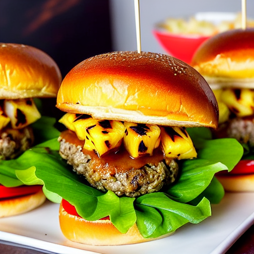 Hawaiian Pineapple Burger
