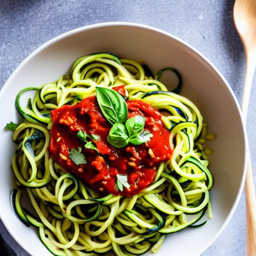 Vegan Zucchini Noodles