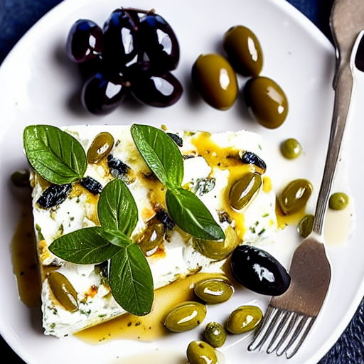 Keto Feta and Olives