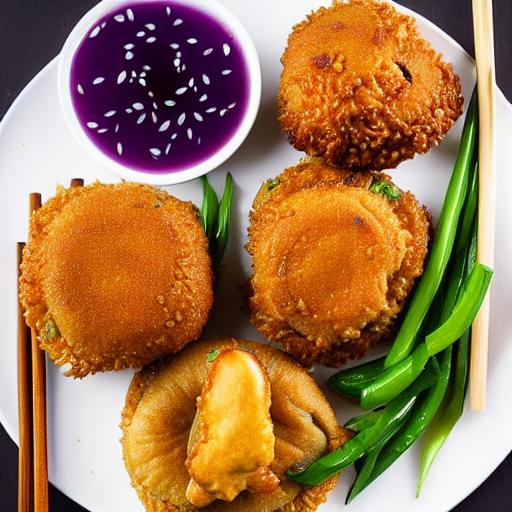 Crispy Eggplant Bun