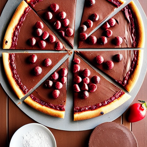 Pizza de Chocolate