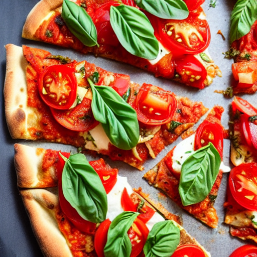 Herbed Tomato Pizza