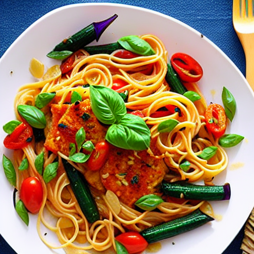 Pasta with Spiced Vegetables