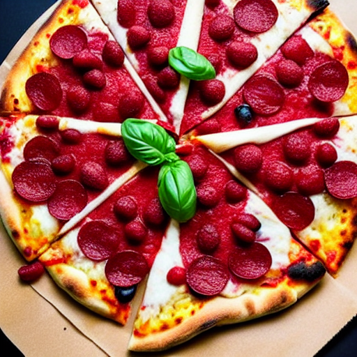 Pizza de Frutos Rojos