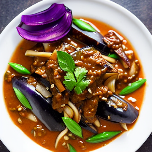 Eggplant and Garlic Sauce