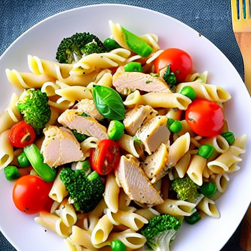 Chicken and Vegetable Pasta Salad