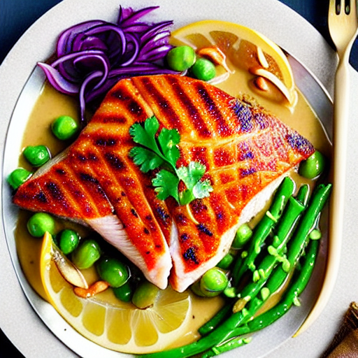 Fish with Tahini