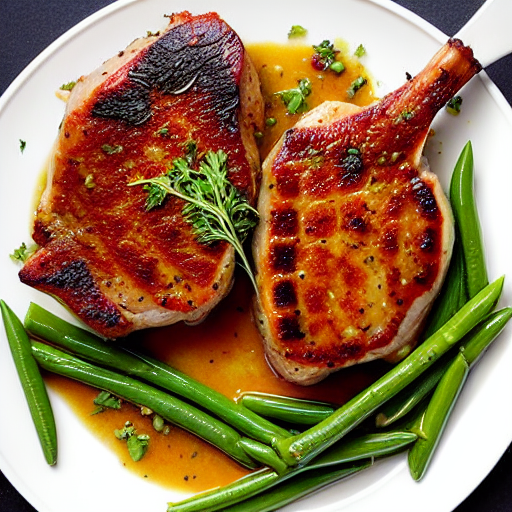 Pork Chops with Garlic and Herbs