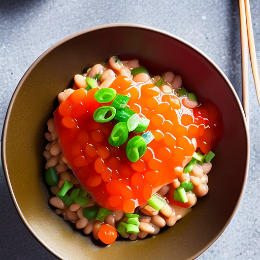 Natto with Ikura