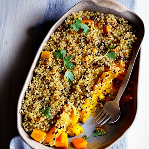 Quinoa and Squash Bake
