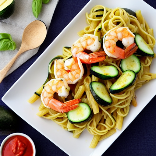 Pasta con Gamberi e Zucchine