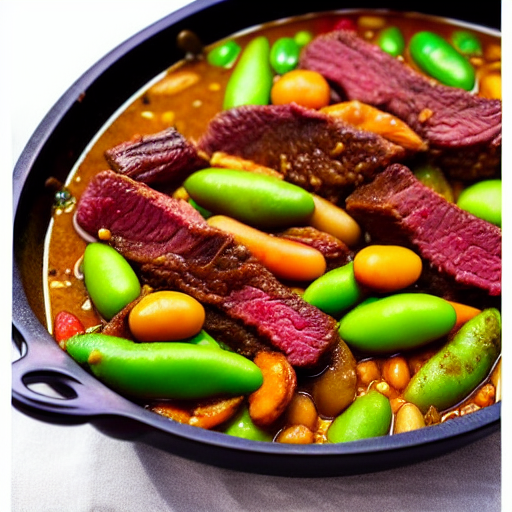 Tajine de Bœuf aux Fèves