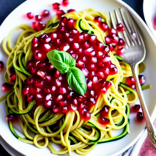 Keto Pomegranate Pasta