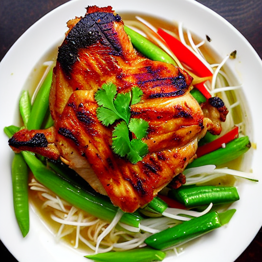 Gà Nướng Tỏi