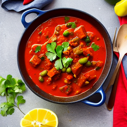 Spicy Tomato and Pepper Stew