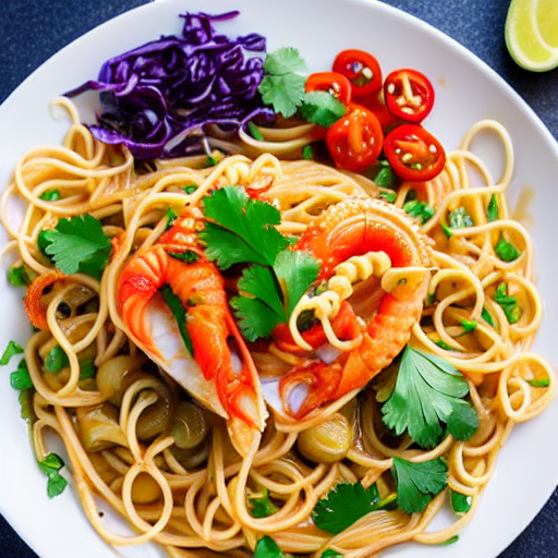 Fideos con Mariscos