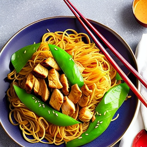 Stir-Fried Noodles with Chicken
