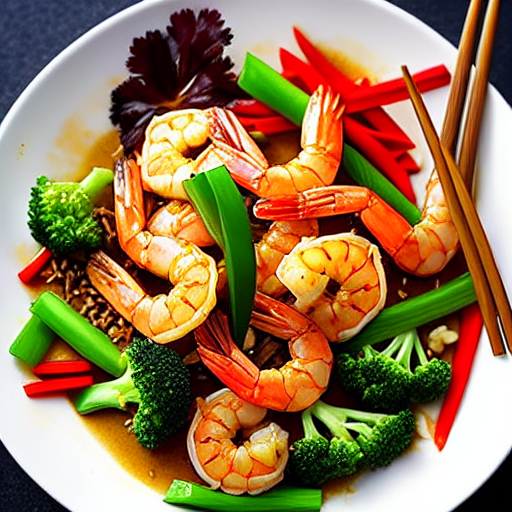Szechuan Style Shrimp Stir-Fry