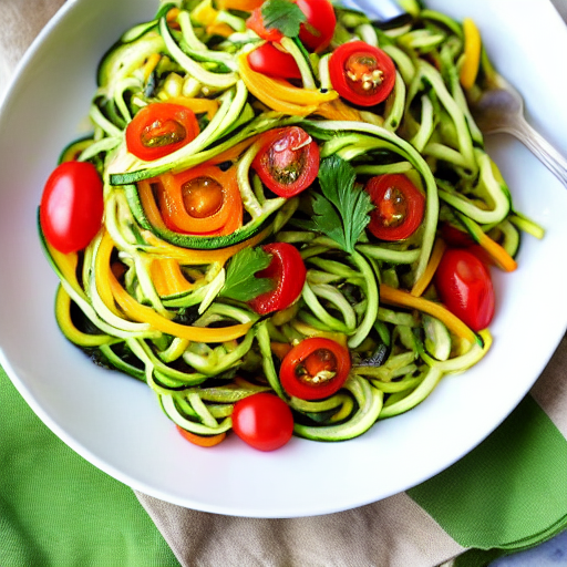 Zucchini Noodles Primavera