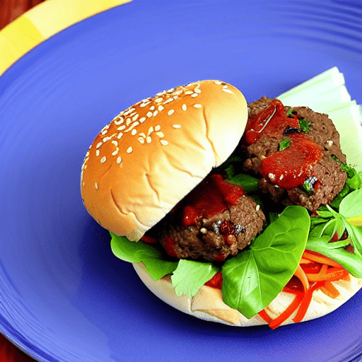 Beef Noodle Burger