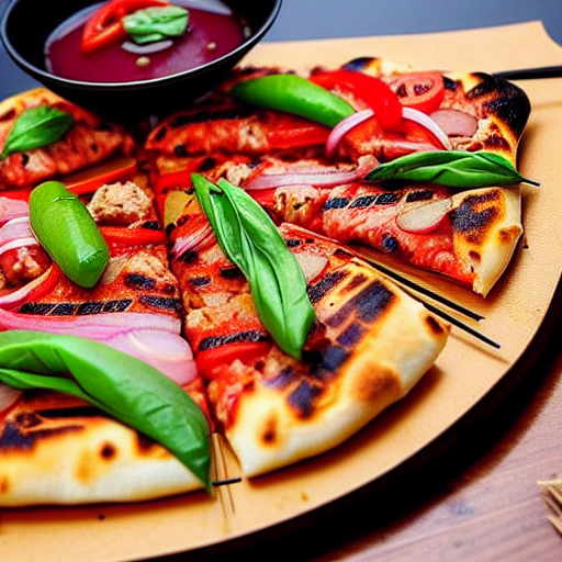 Kushiyaki Pizza
