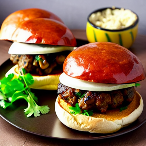 Mushroom Masala Burger