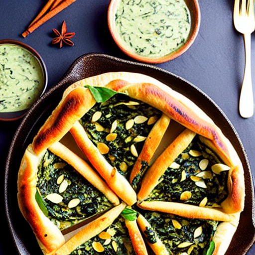 Pide with Spinach