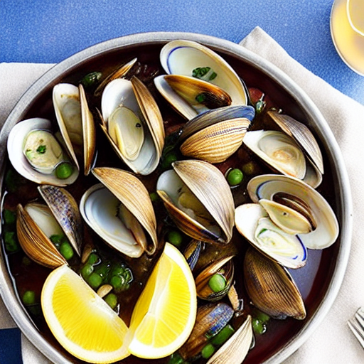 Clams with Ouzo