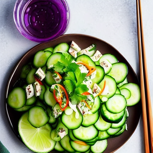 Keto Thai Cucumber Salad