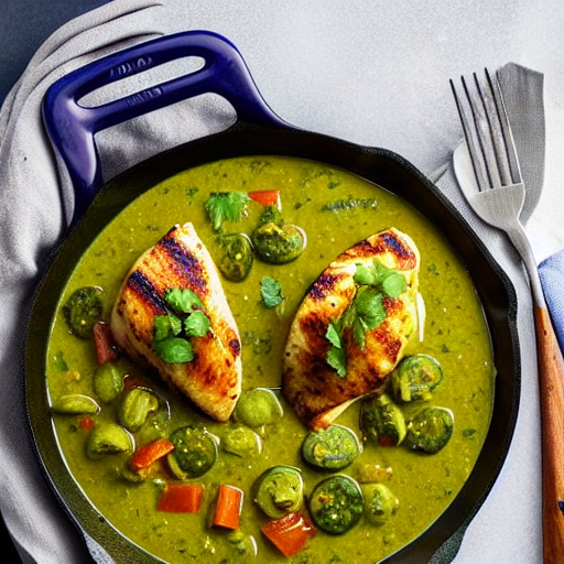 Pechuga en Salsa Verde