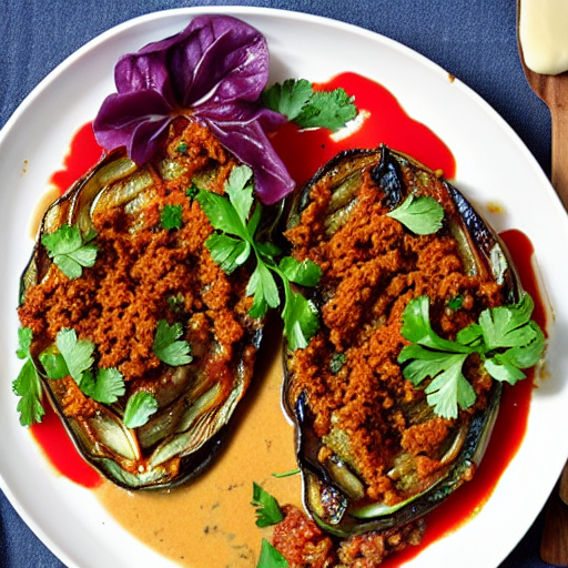 Baked Eggplant with Meat
