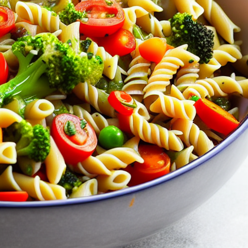 Lentil Pasta Primavera