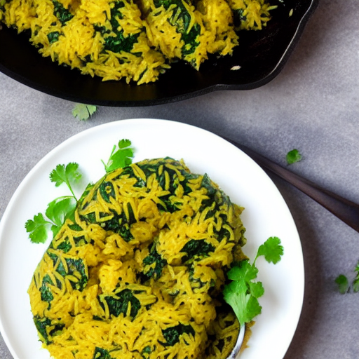 Keto Spinach Rice