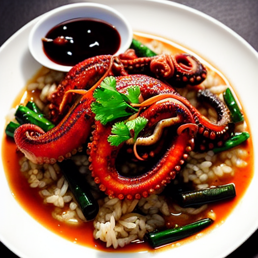 Braised Octopus with Soy Sauce