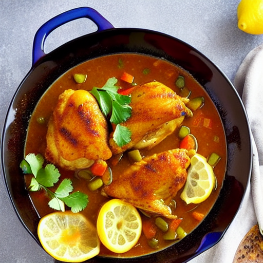Chicken Tagine with Preserved Lemons