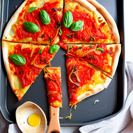 Kimchi Jeon Pizza