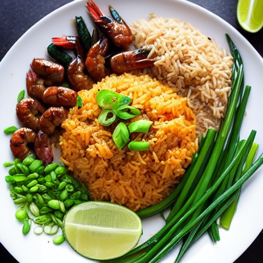 Cơm Tôm Nướng Mỡ Hành