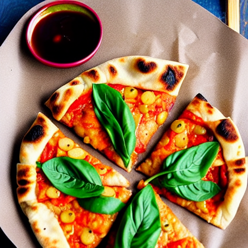 Vegan Mandu Pizza