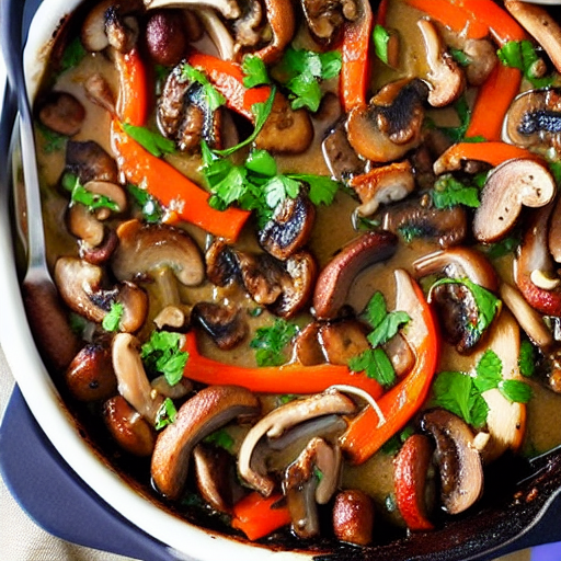 Wild Mushroom Bake