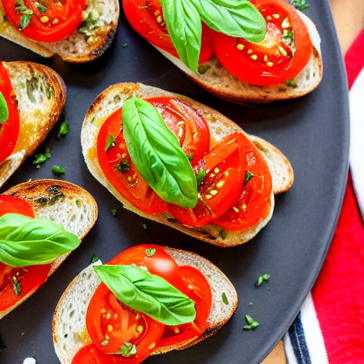 Herbed Tomato Bruschetta