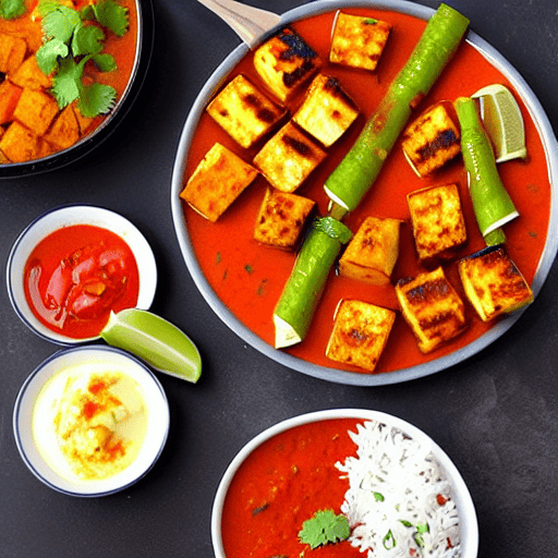 Paneer Tikka Masala Platter