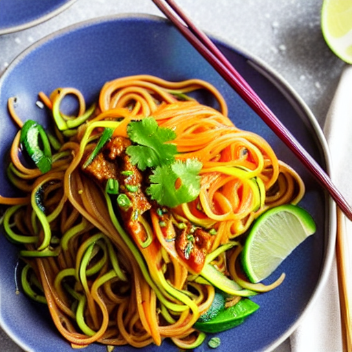 Keto Spicy Cold Noodles
