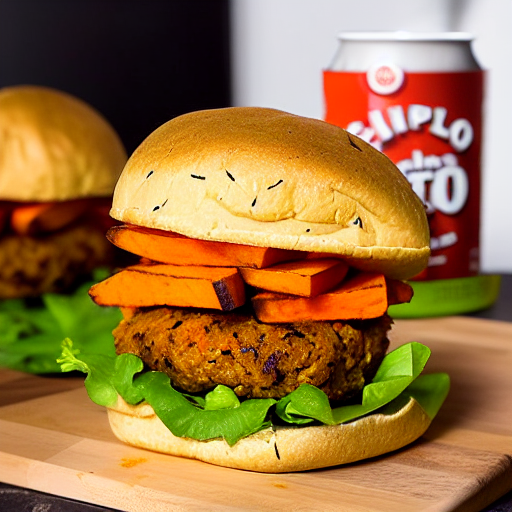 Chipotle Sweet Potato Burger