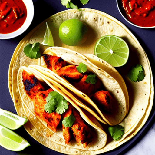 Tandoori Chicken Tacos