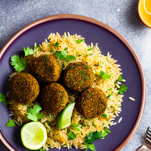 Riz Bil Kousa Wa Falafel